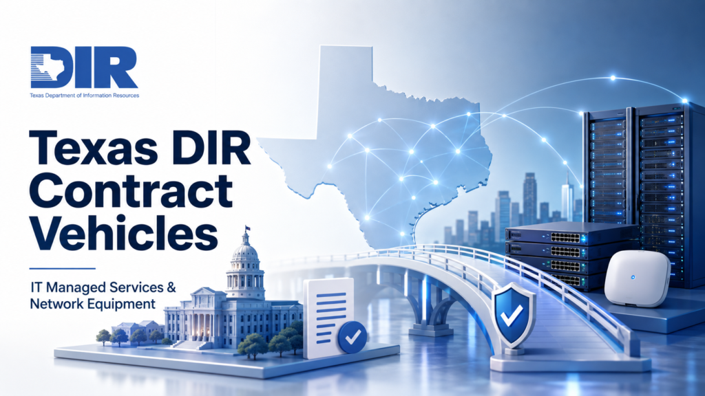 Texas DIR logo representing ESEI’s approved IT managed services and network equipment contract vehicles.